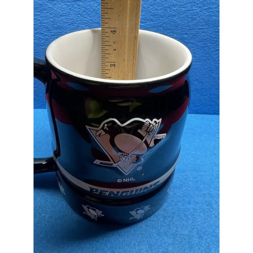 Pittsburgh Penguins Hockey 3D Tankard Coffee Tea Cup Mug‎ Boelter Brands